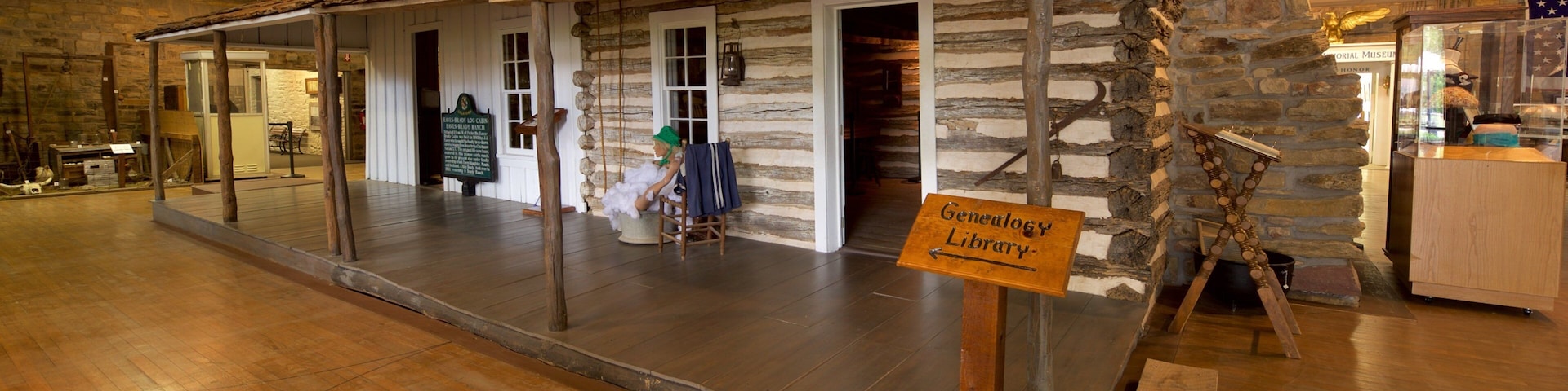 Greater Southwest Historical Museum featuring interior views and signage