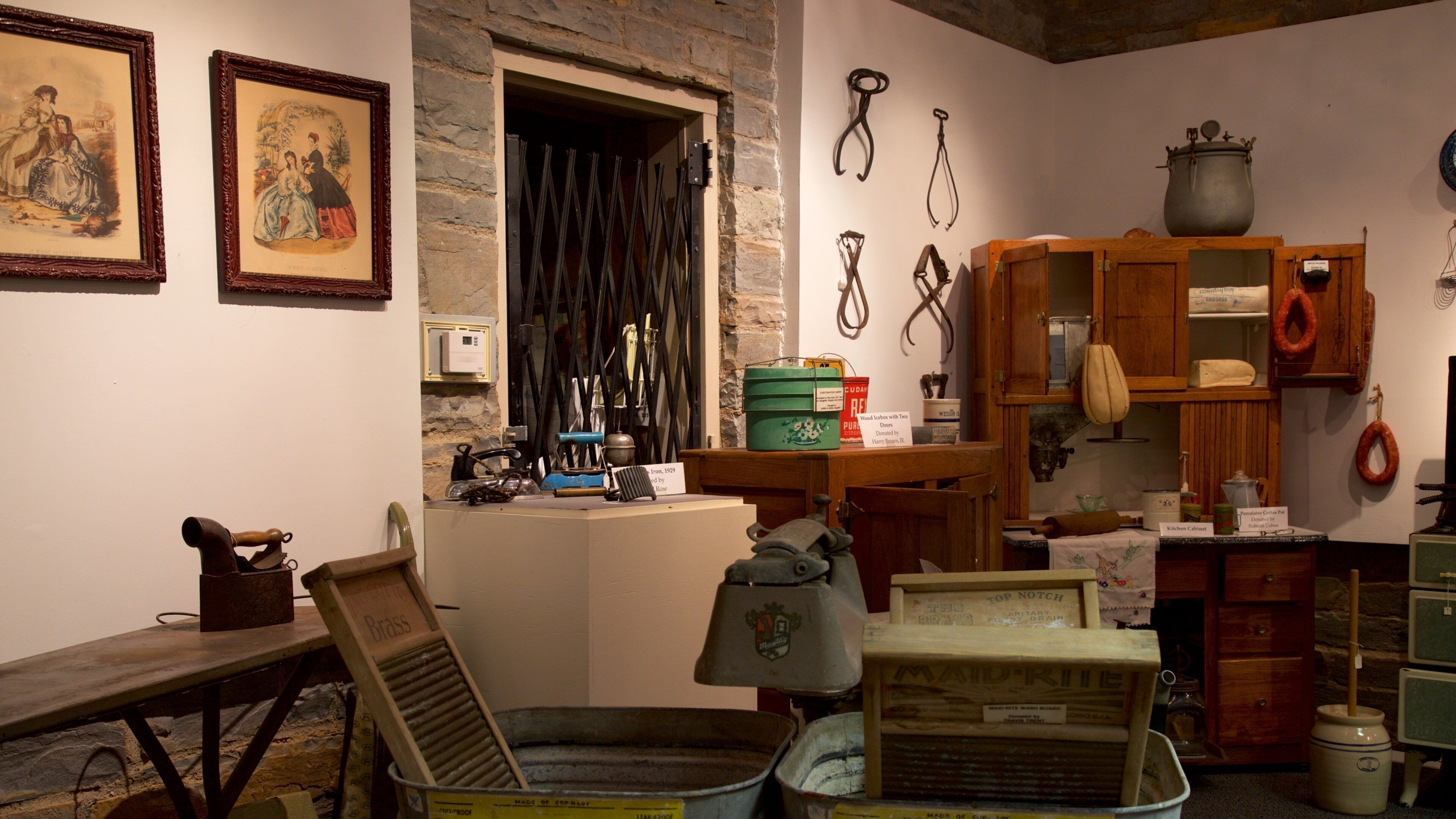 Greater Southwest Historical Museum showing interior views and heritage elements