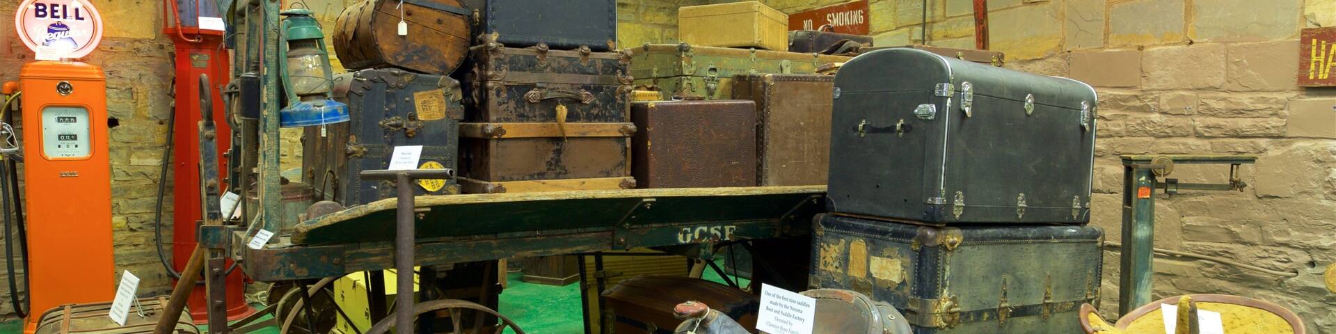 Greater Southwest Historical Museum showing interior views and heritage elements