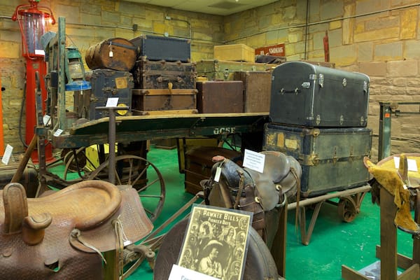 Greater Southwest Historical Museum showing interior views and heritage elements