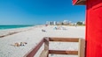 Sand Key Park showing general coastal views and a sandy beach