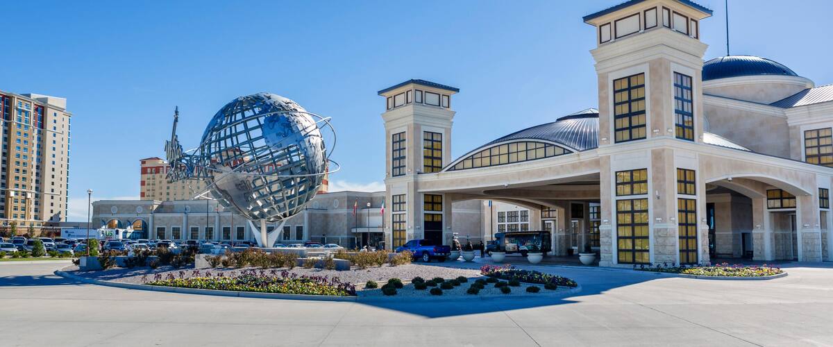 The Winstar World Casino and Resort, the largest casino in the US, Interstate 35, Thackerville, Oklahoma, USA