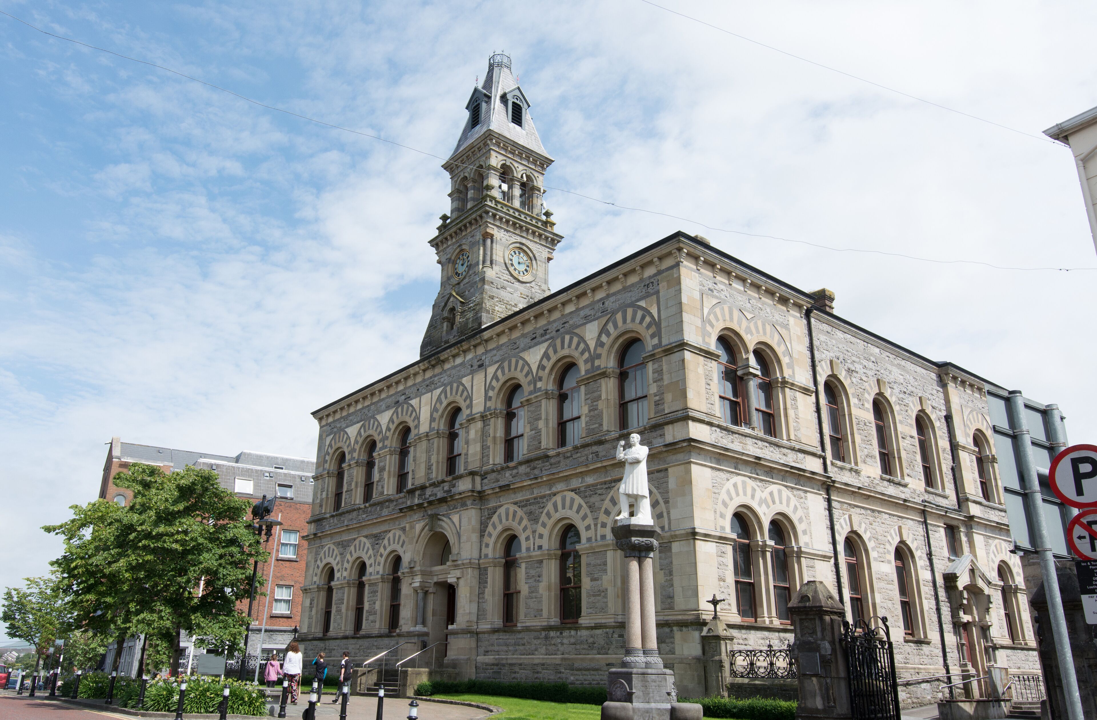 The City hall of Sligo in Ireland