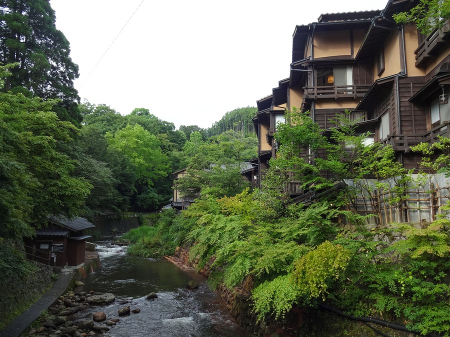 黒川温泉の風景(熊本県南小国町),kurokawa onsen,minamioguni town,kumamoto pref,japan
