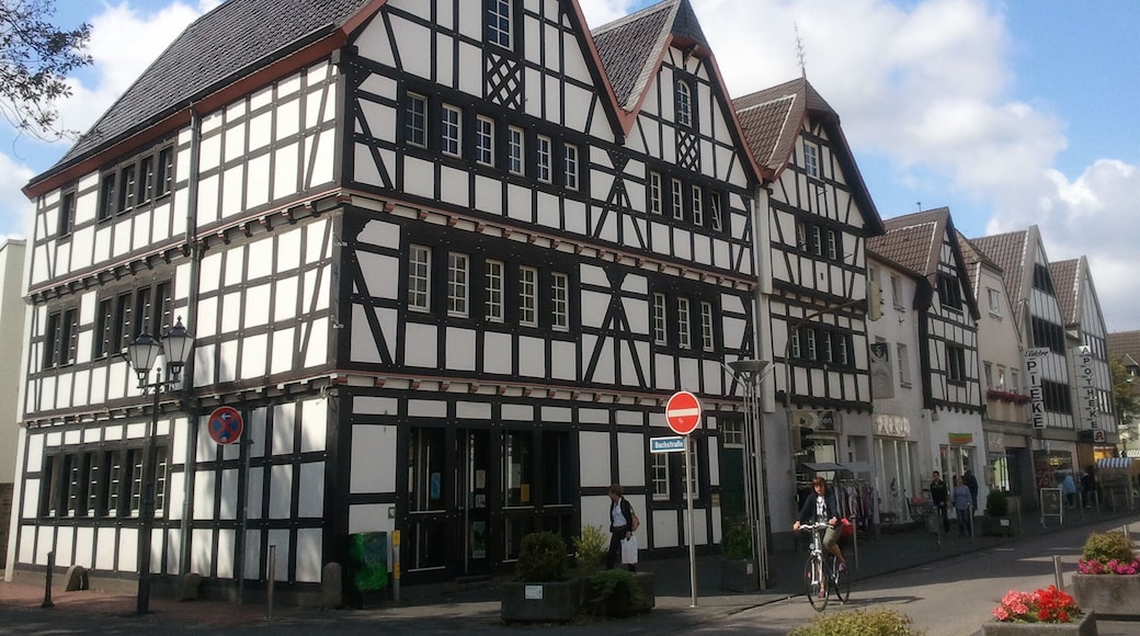Timberframe Buildings at the Hauptstrasse (Main street) of Rheinbach.