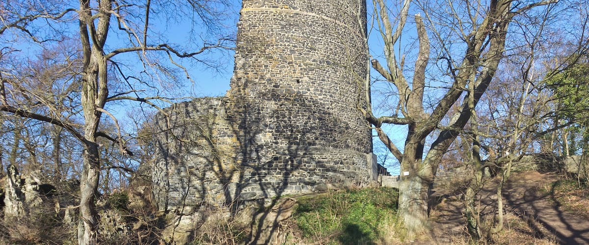 Tomburg bei Rheinbach-Wormersdorf im Winter