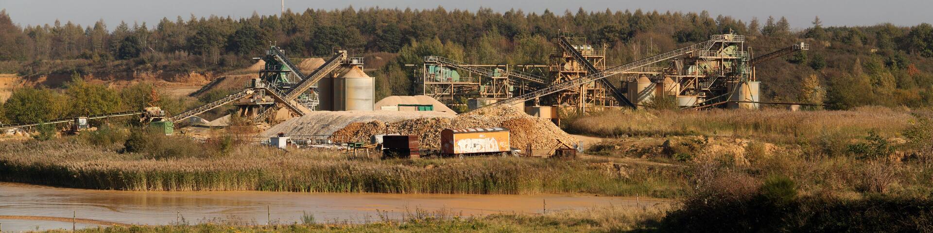 Panorama Kiesgrube nord-nord-westlich von Lüftelberg (Meckenheim)