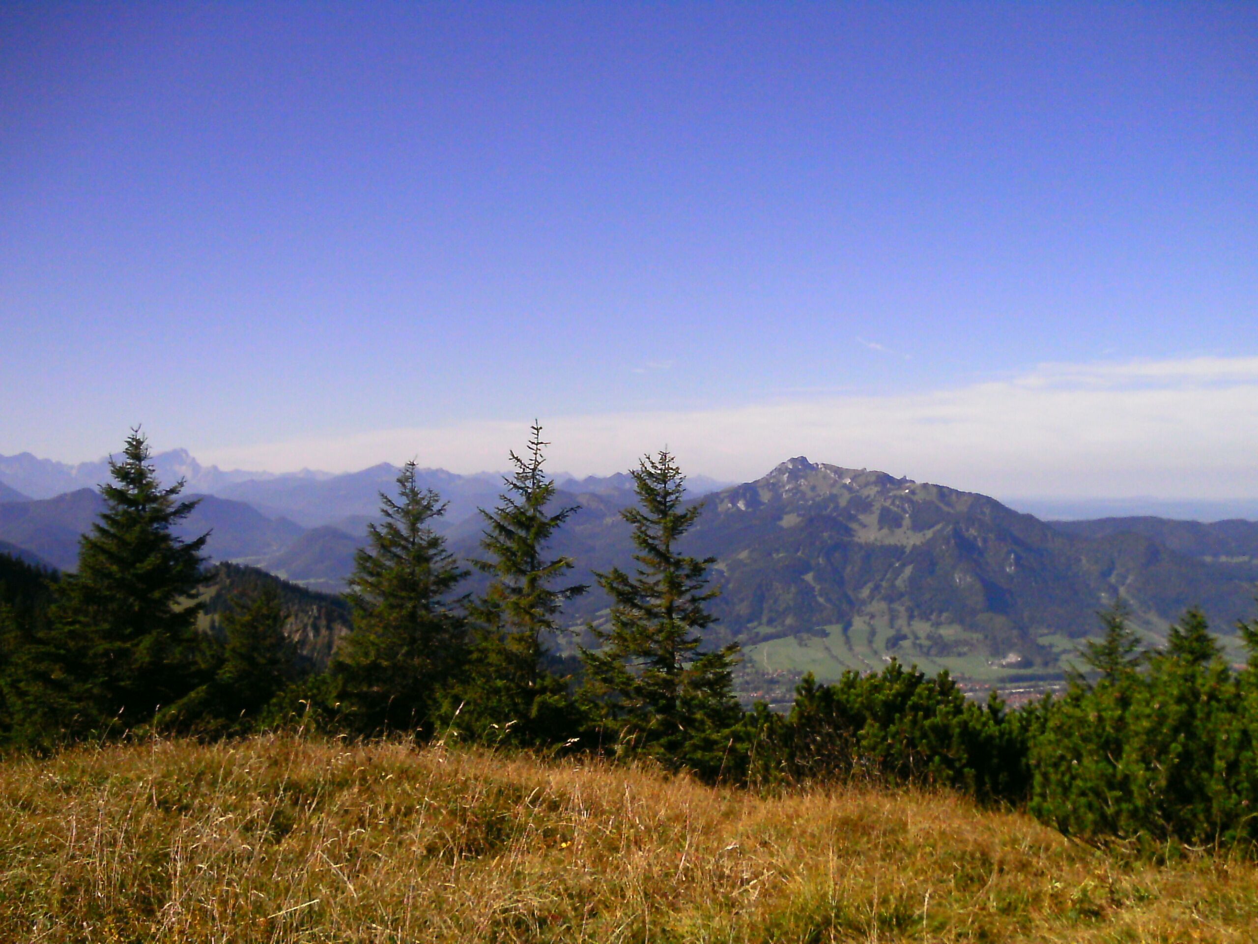 Ochsenkamp: Blick zum Brauneck
