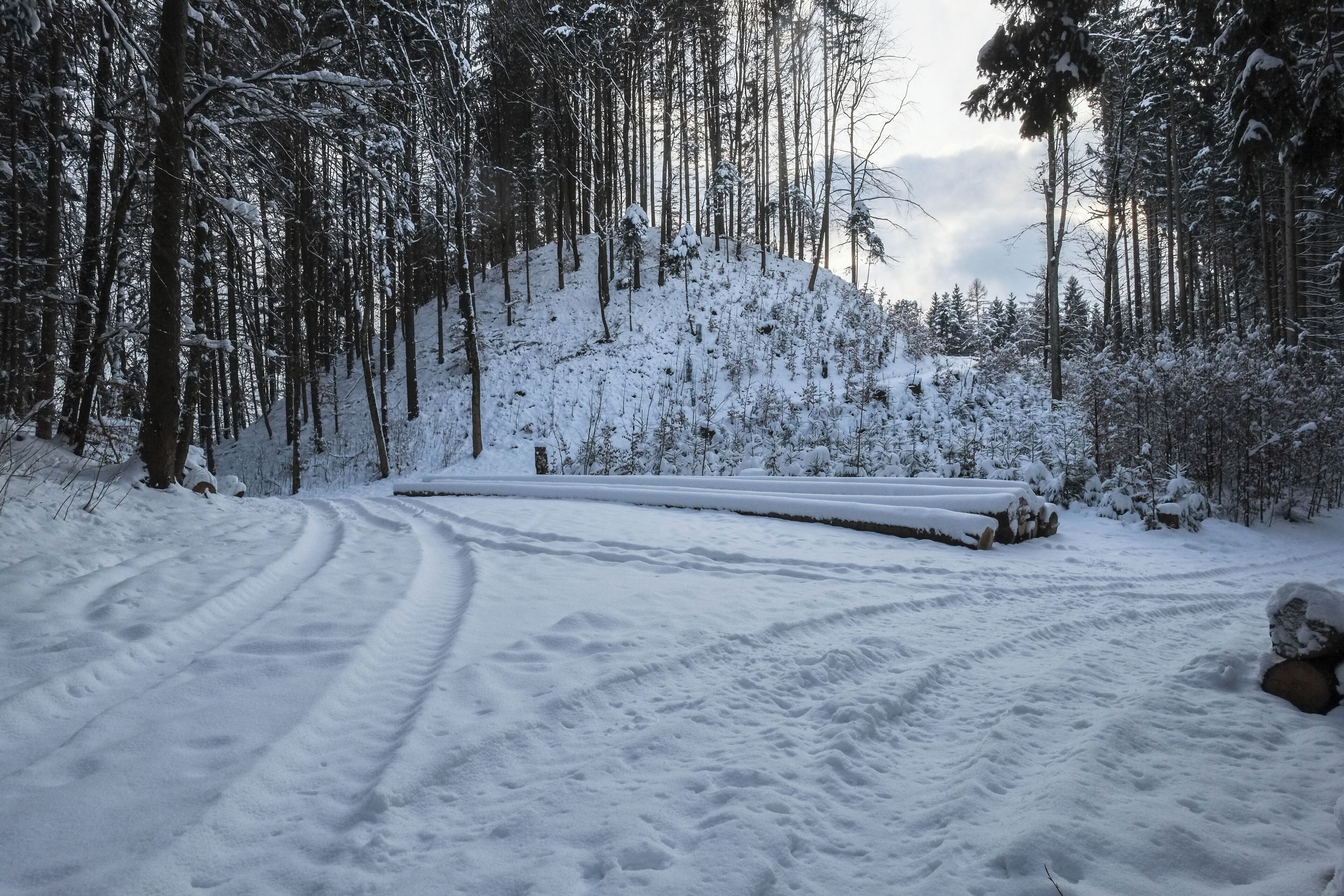 Place of vanished medival castle, Deggenhausertal-Burg, county Bodenseekreis, Germany