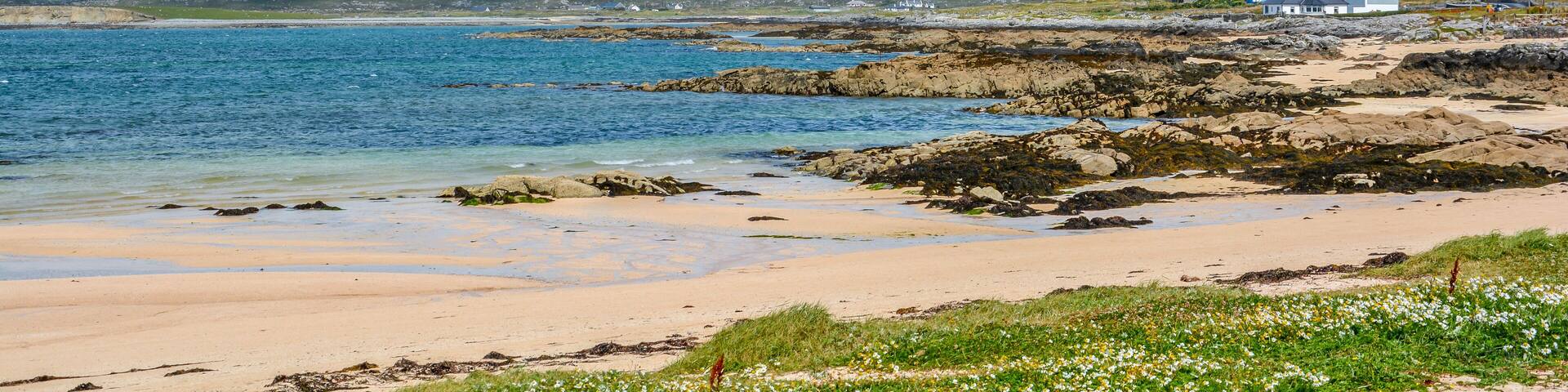 Coral beach near Carraroe, County Galway, Ireland