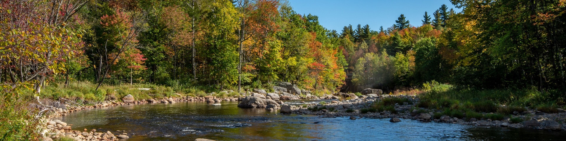 Fall foliage in the Adirondack Mountains