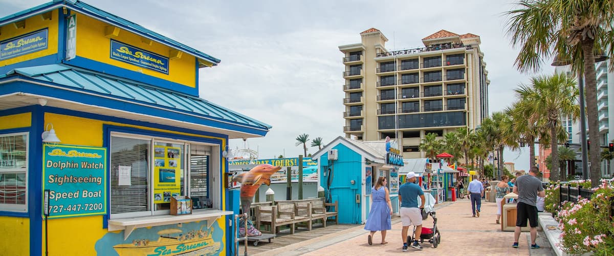 Clearwater Municipal Marina as well as a couple