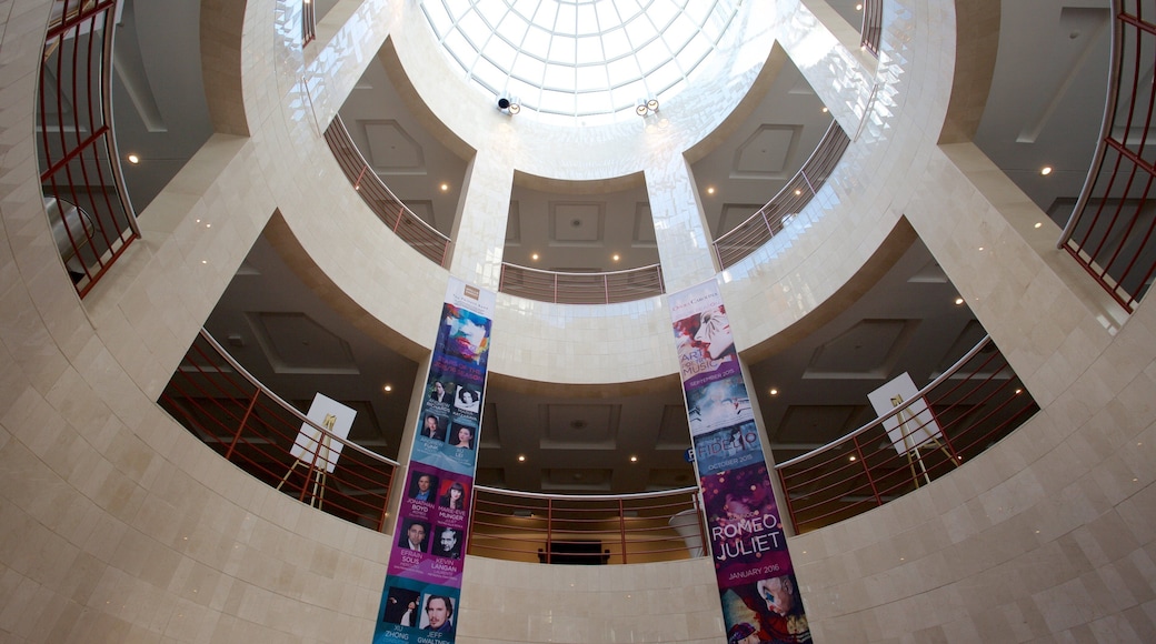 Blumenthal Performing Arts Center showing modern architecture and interior views