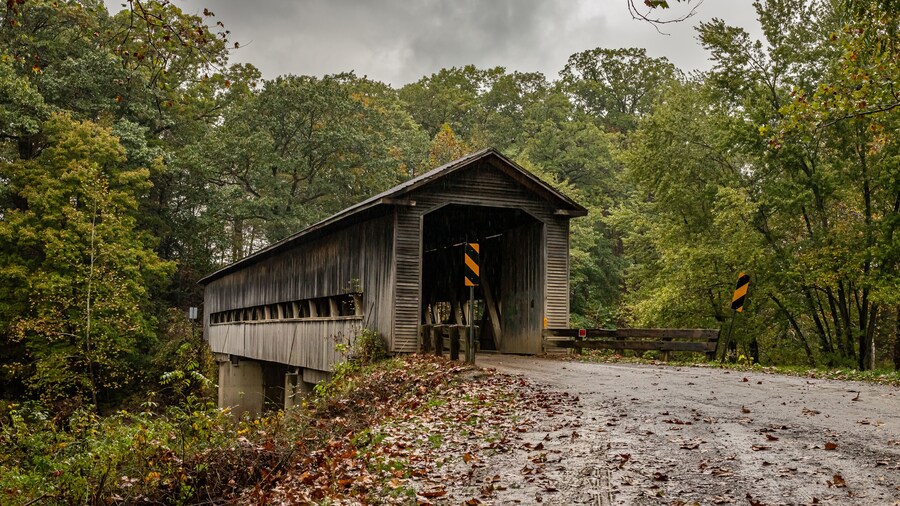 Middle Road Covered Bridge Ashtabula County Ohio