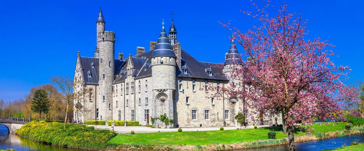 fairytale castle. Belgium, Marnix