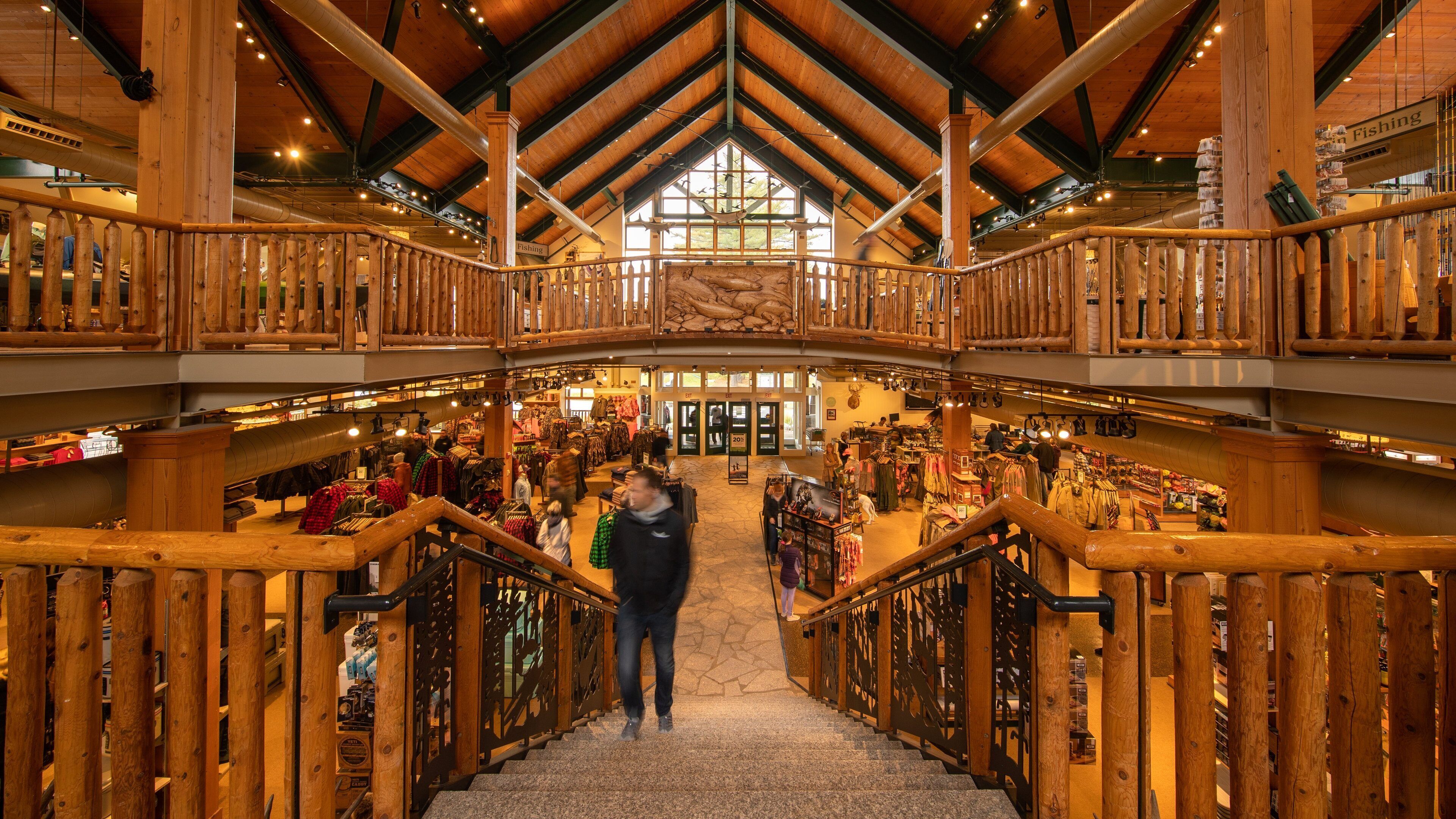 LL Bean Flagship Store which includes interior views and shopping