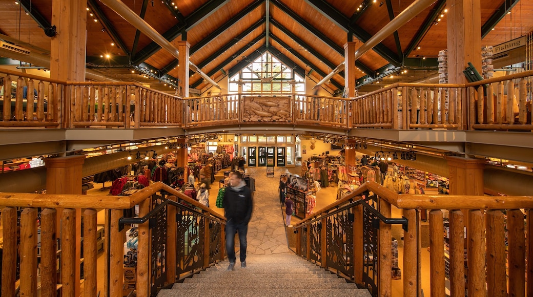 LL Bean Flagship Store which includes interior views and shopping