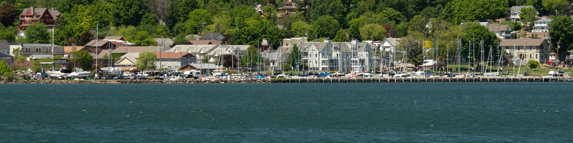 View of Bayfield Wisconsin from the water