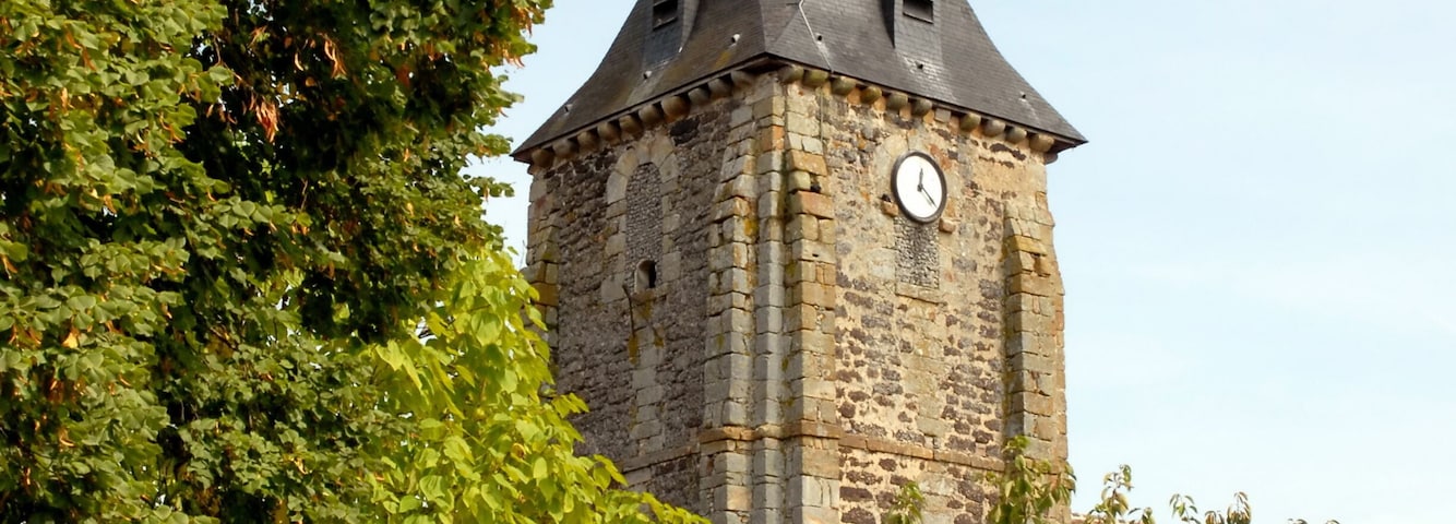 Ville de Francheville, l'église et son clocher, commune de l'Eure, Normandie, France