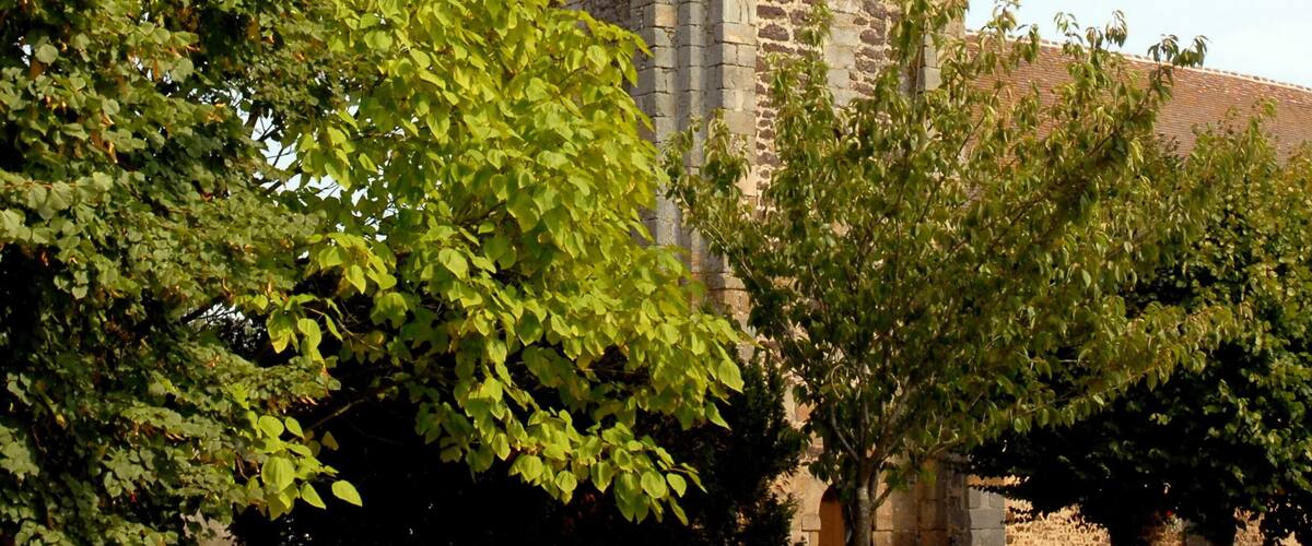 Ville de Francheville, l'église et son clocher, commune de l'Eure, Normandie, France