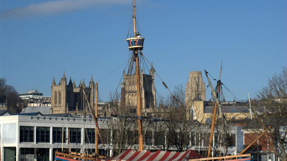 The Matthew, a replica of a ship of the same name captained by John Cabot, moored in Bristol, England