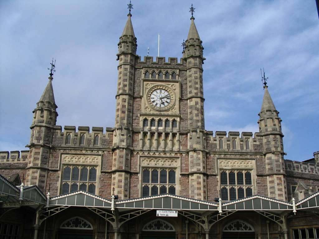 The front face of Bristol Temple Meads station.