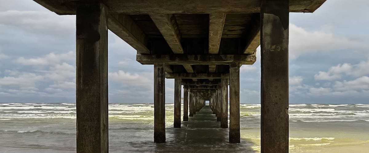 Horace Caldwell Pier in Port Aransas, Texas