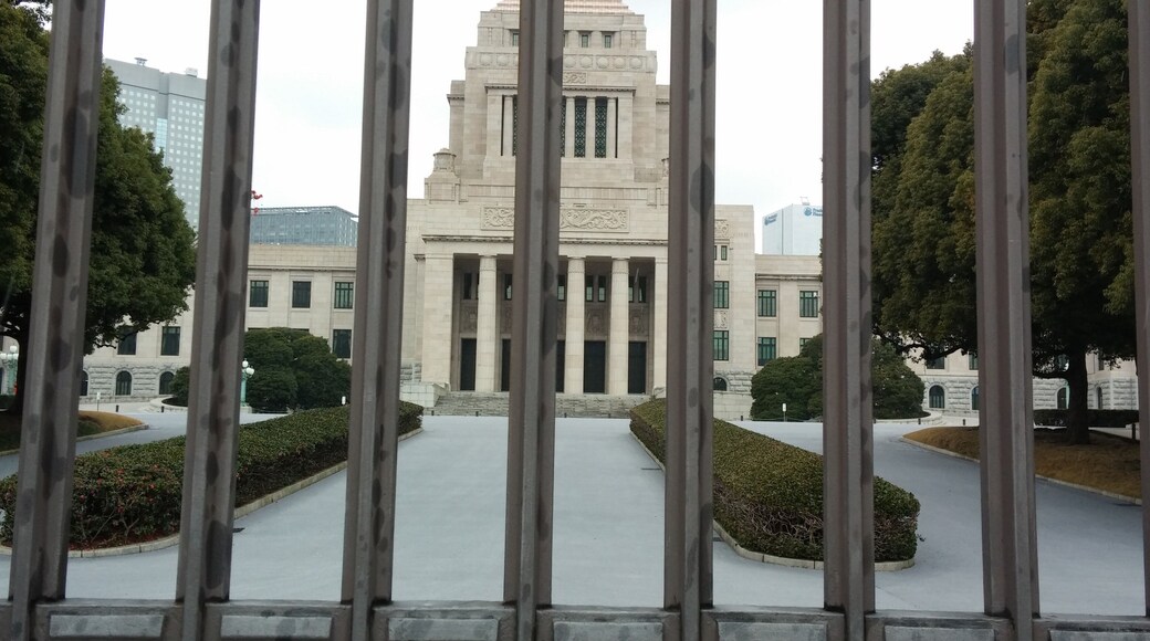 Both houses ( Representatives and Councillors) meet here to craft laws in Japan