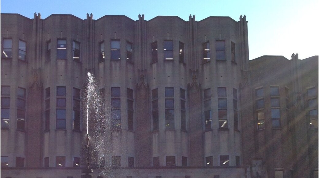 in May
a fountain, at Tokyo University
