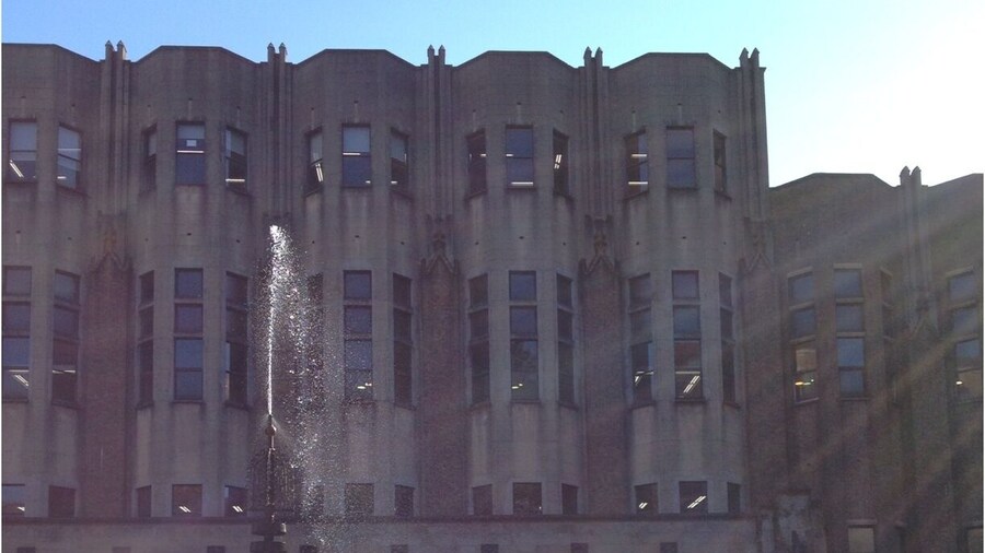 in May
a fountain, at Tokyo University
