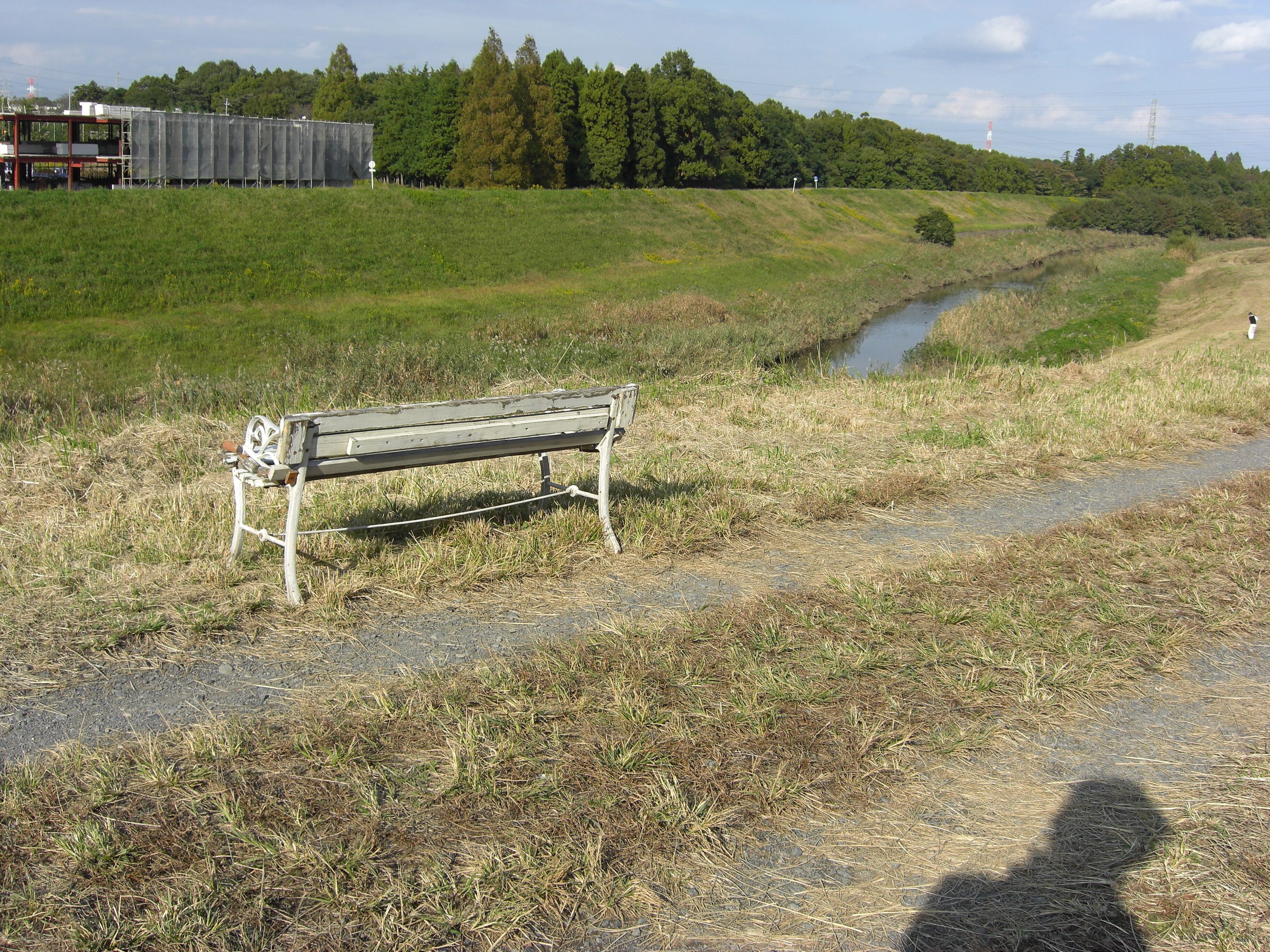 利根運河-ベンチ