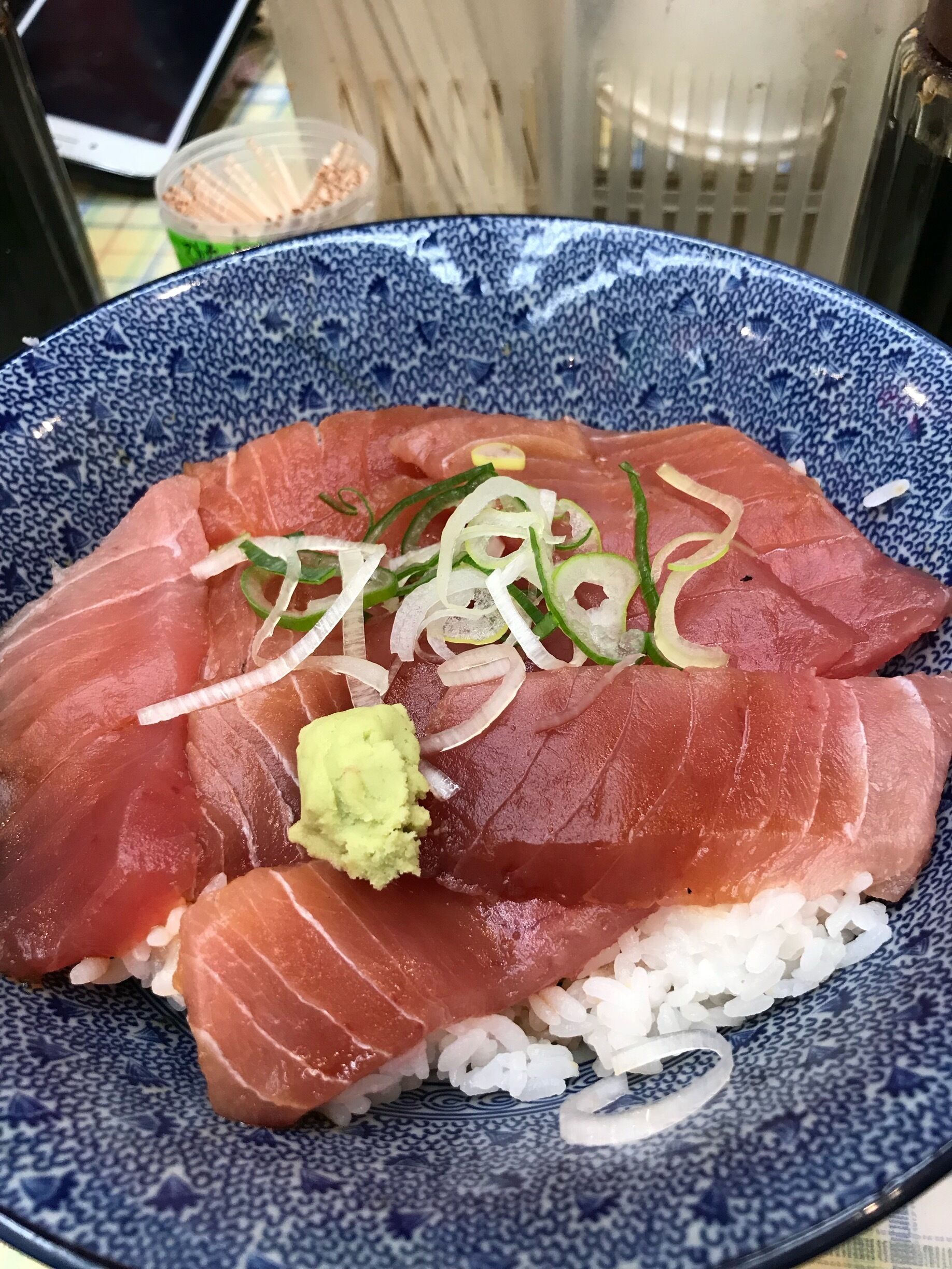 Maguro with rice