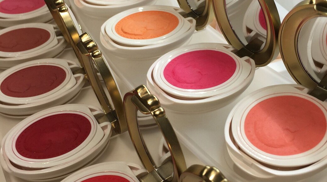 LaDuree makeup line. Their colors do look like their macaroons. All of their products are so candy-like!