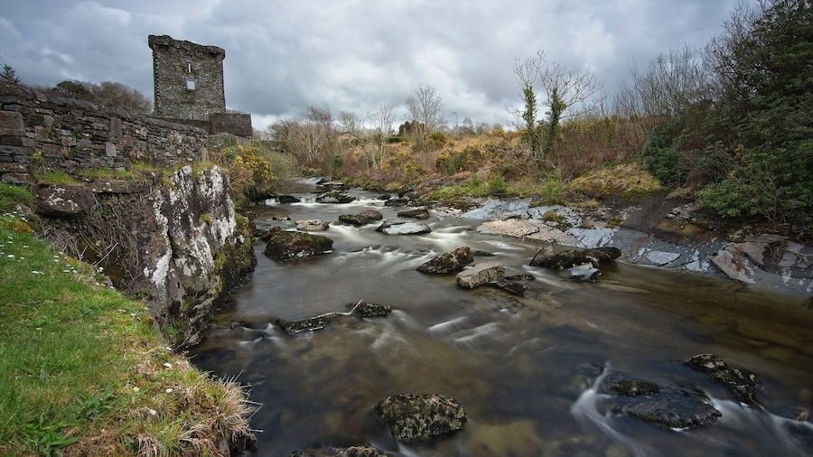 Wonderful location to pull over when traveling down from Gougane Barra toward Bantry. The castle can been seen whilst driving and after crossing the bridge that spans the river a car park is on the left.
