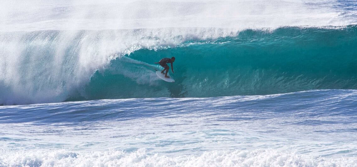 Monsters are real!!! One incredible bomb off the 2nd reef.