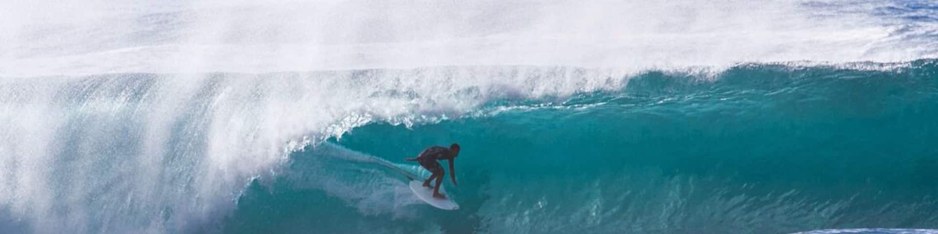 Monsters are real!!! One incredible bomb off the 2nd reef.