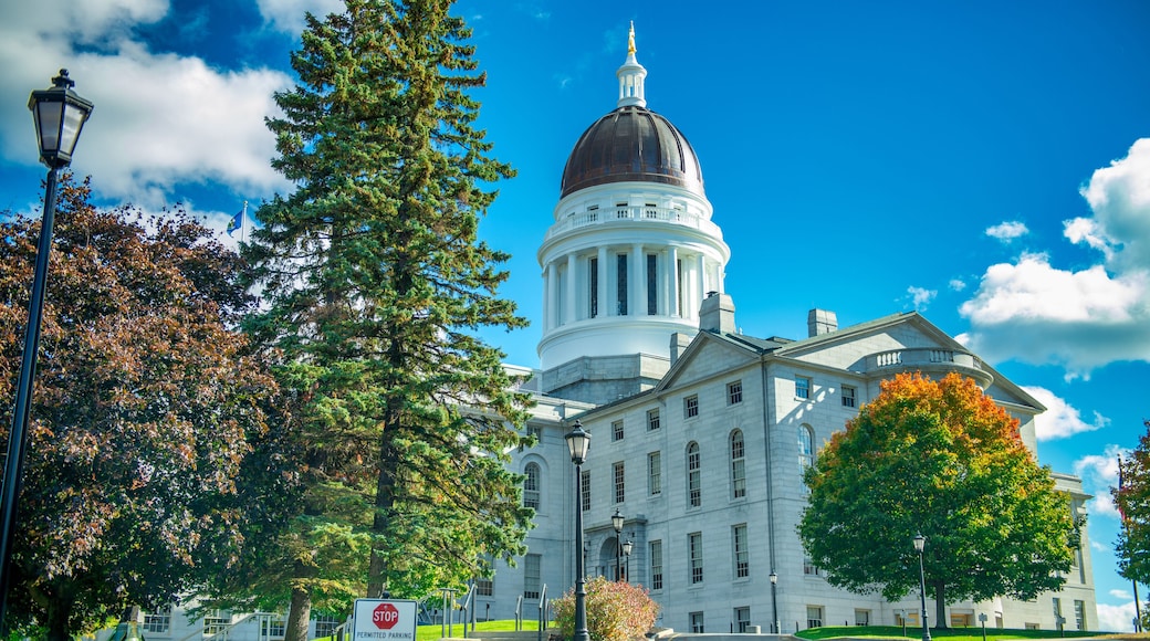 Maine State House is the capitol building of Maine in historic downtown of Augusta