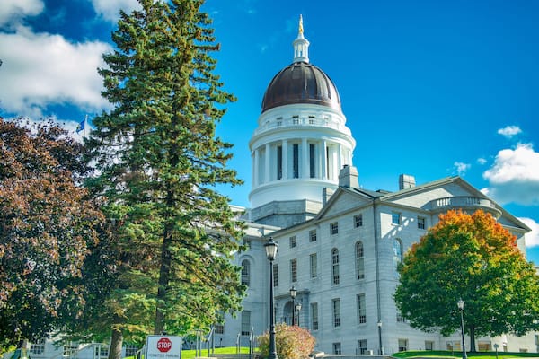 Maine State House is the capitol building of Maine in historic downtown of Augusta