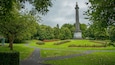 People\'s Park showing a monument and a garden