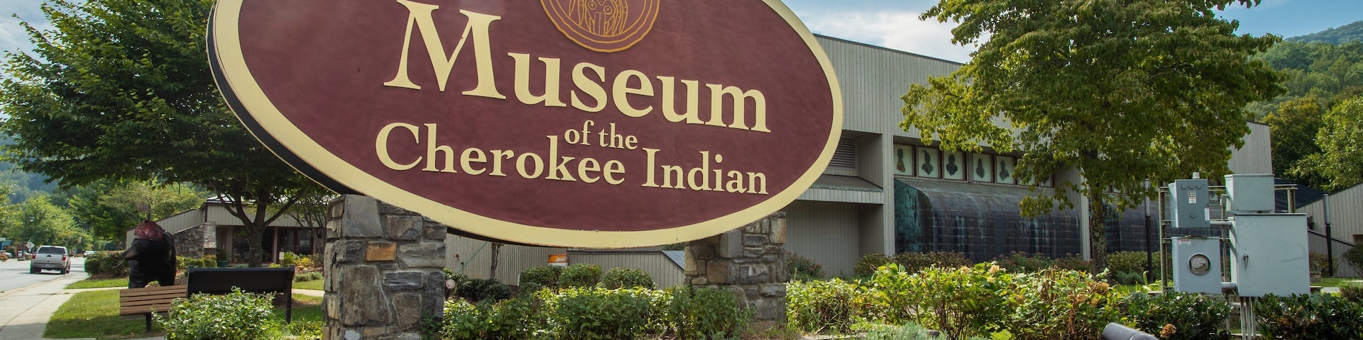 Museum of the Cherokee Indian showing signage