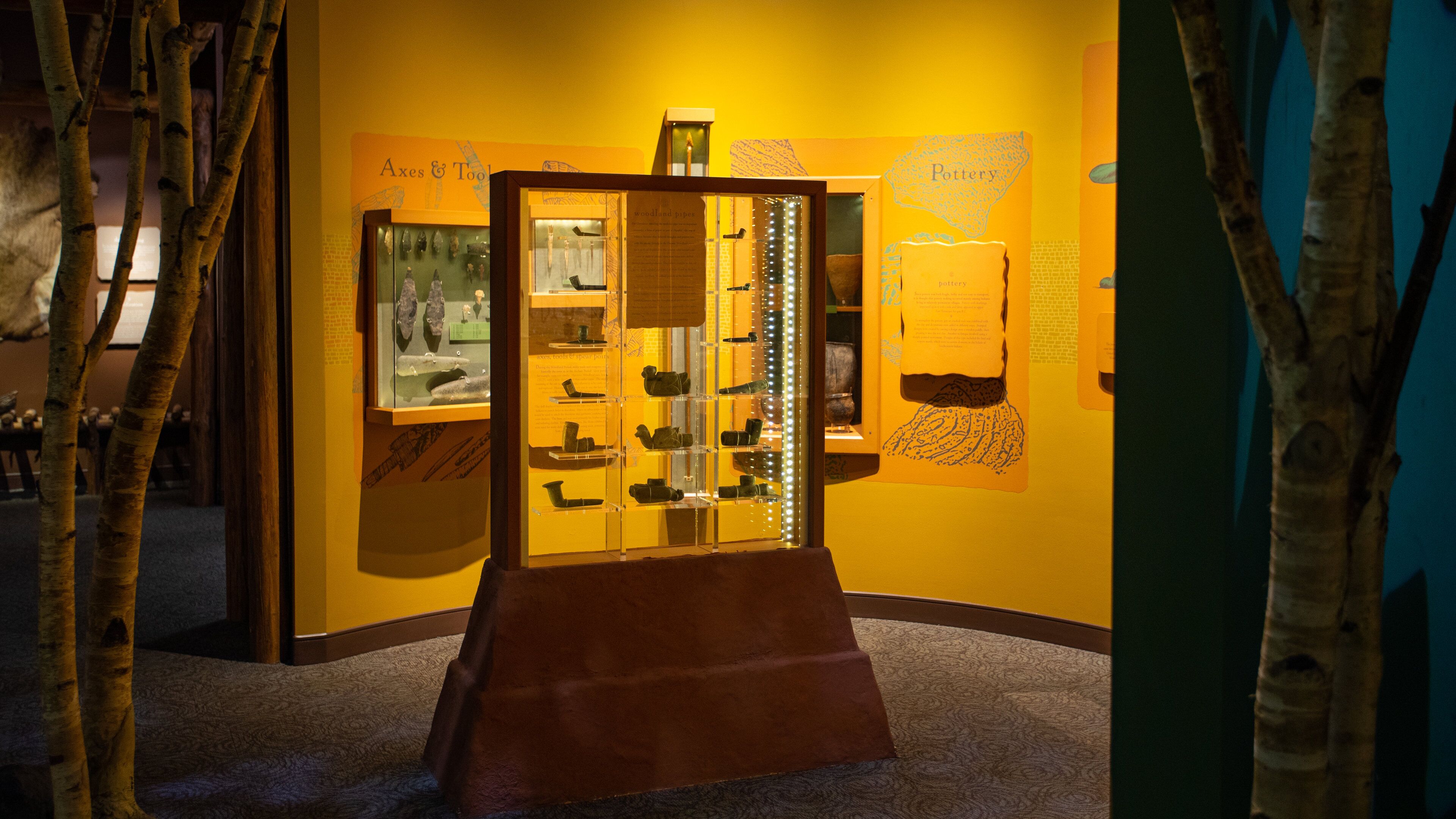 Museum of the Cherokee Indian featuring interior views