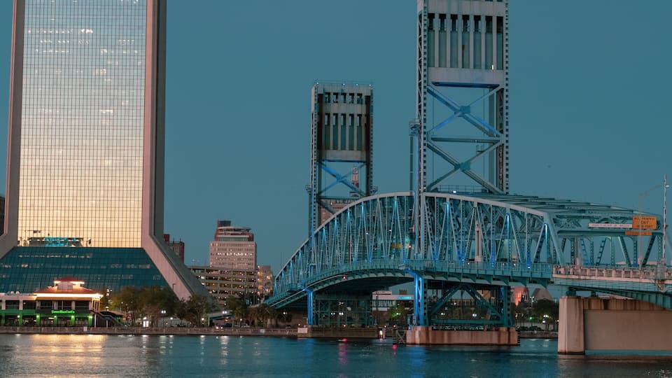Bridge view at night