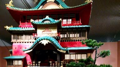#architecture Scale model of the Bathhouse or Onsen in the spirit world where Chihiro sought out work from the witch Yu baba. From the creativity of Hayao Miyazaki.