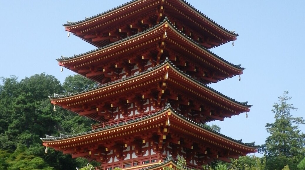 Five-storied Pagoda of Kongō-ji temple (Takahata Fudō) in Hino, Tokyo