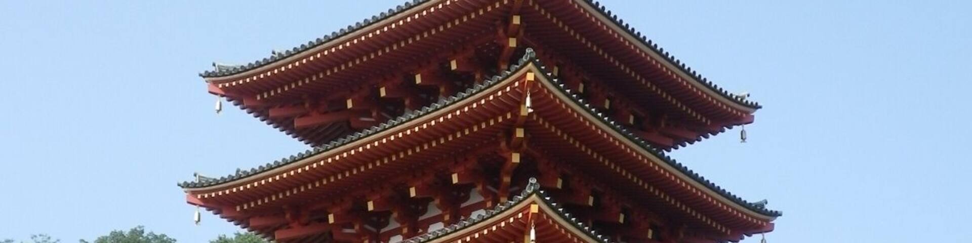 Five-storied Pagoda of Kongō-ji temple (Takahata Fudō) in Hino, Tokyo