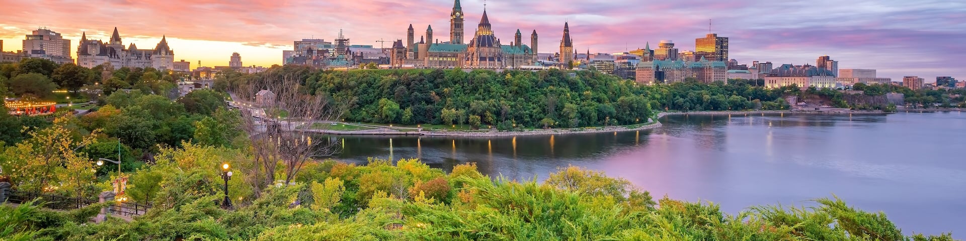 Parliament Hill in Ottawa, Ontario, Canada