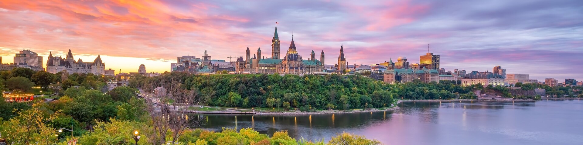Parliament Hill in Ottawa, Ontario, Canada