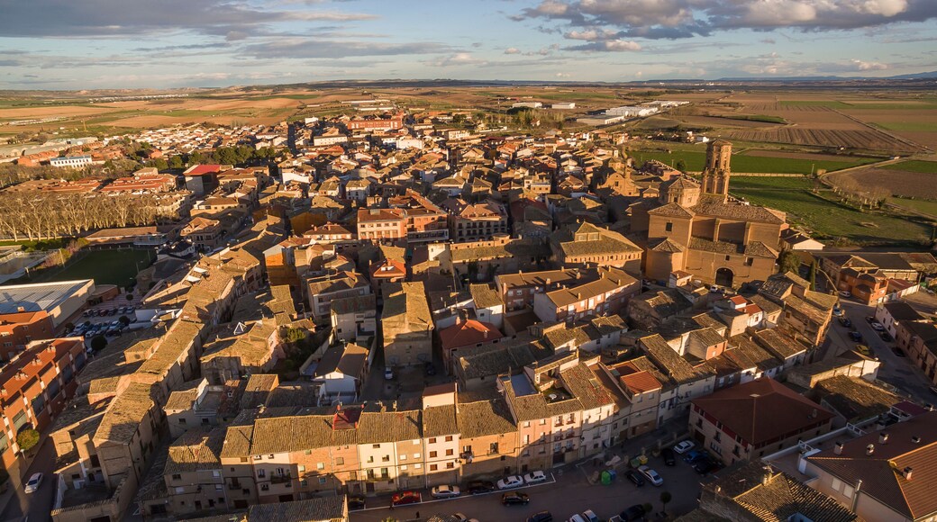 Villafranca village in Navarre province, Spain