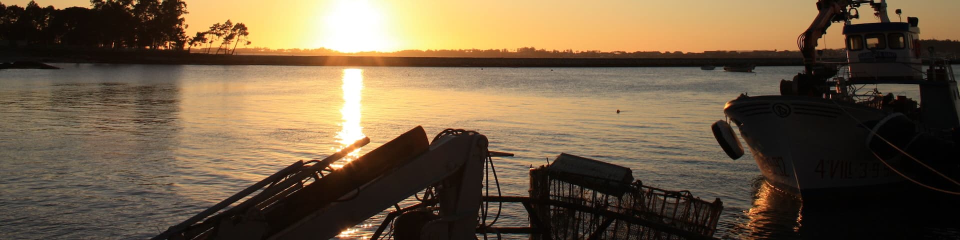 Puesta de sol por Arousa.