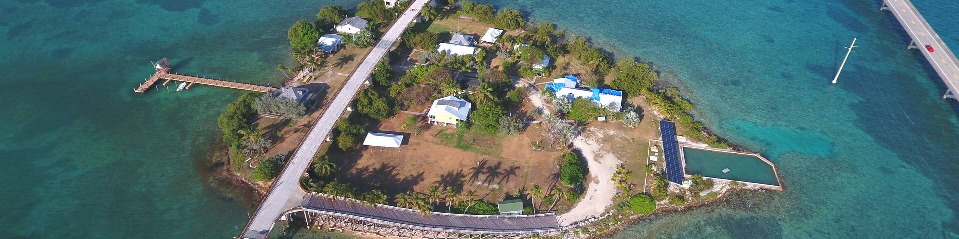 Aerial photo Pigeon Key Florida